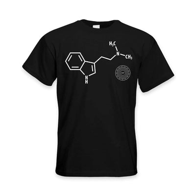 DMT Chemical Formula Psychedelic Men's T-Shirt M / Black