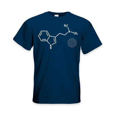 DMT Chemical Formula Psychedelic Men's T-Shirt M / Navy Blue