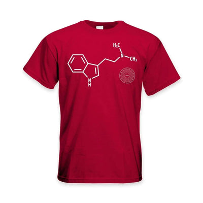 DMT Chemical Formula Psychedelic Men's T-Shirt M / Red