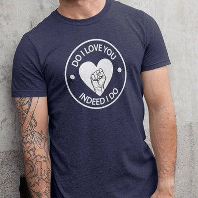 Do I Love You Heart Logo Northern Soul Men's T-Shirt