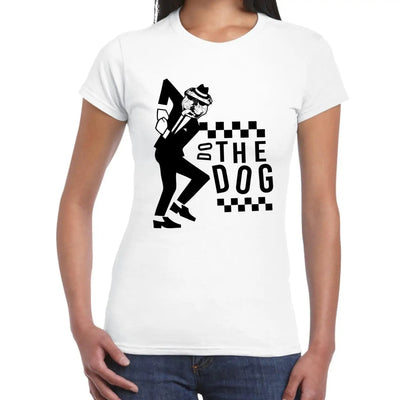 Do The Dog Ska 2 Tone Women's T-Shirt L / White