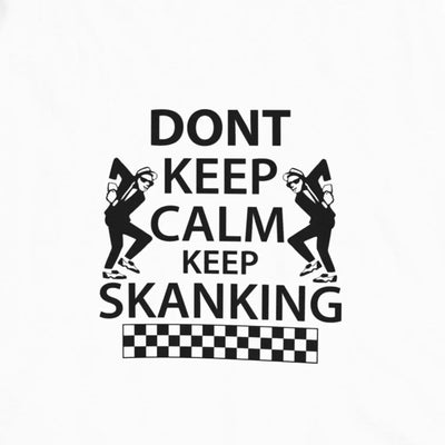 Don't Keep Calm Keep Skanking Men's Ska Polo T-Shirt