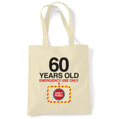 Don't Panic 60th Birthday Tote Shoulder Shopping Bag