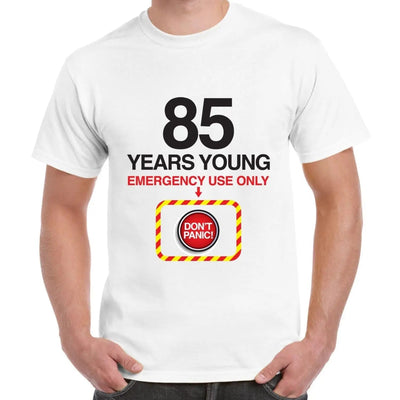 Don't Panic 85th Birthday Men's T-Shirt 3XL
