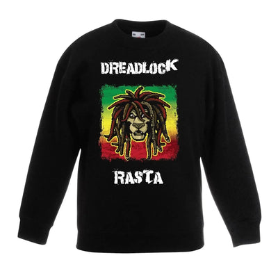 Dreadlock Rasta Reggae Children's Unisex Sweatshirt Jumper 14-15