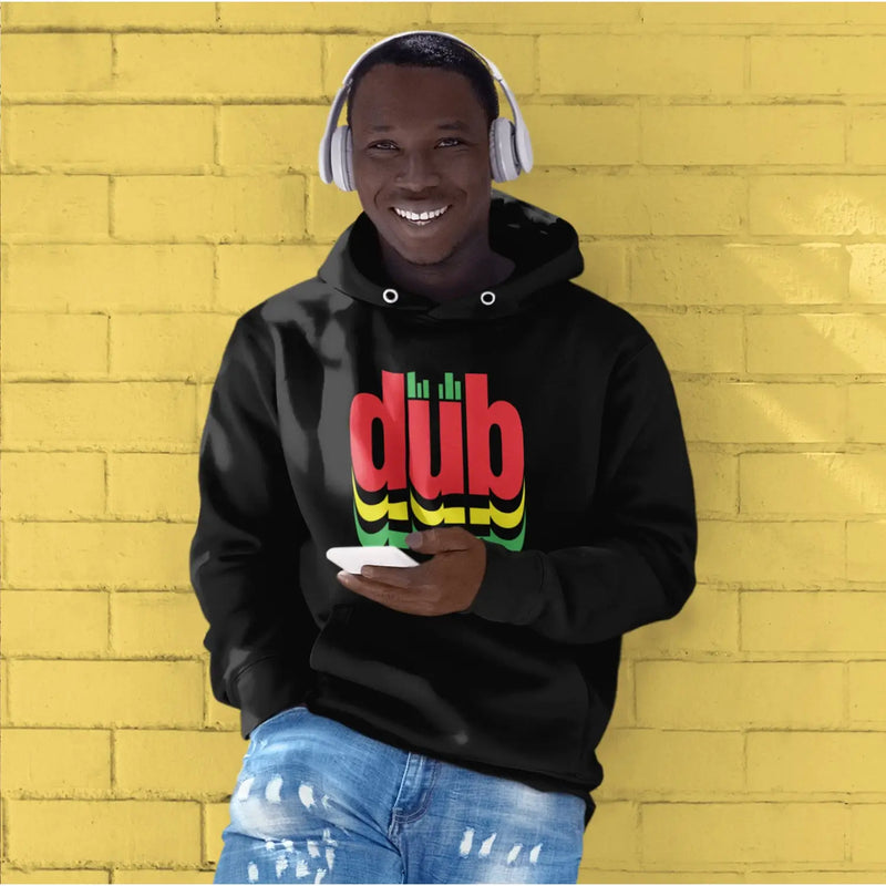 Dub Reggae Logo Pouch Pocket Hoodie - Hoodie