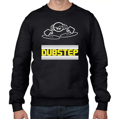 Dubstep DJ Men's Sweatshirt Jumper L / Black