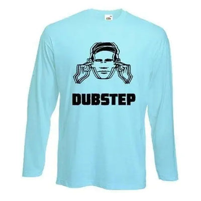 Dubstep Hearing Protection Long Sleeve T-Shirt XL / Light Blue