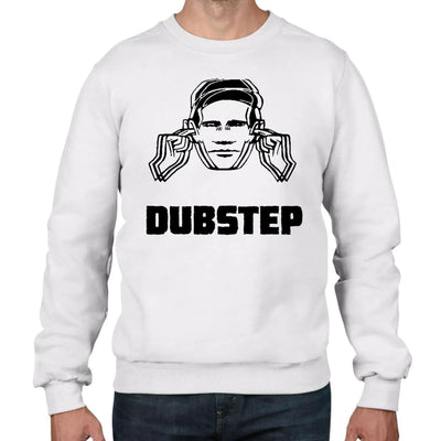 Dubstep Hearing Protection Men's Sweatshirt Jumper S / White