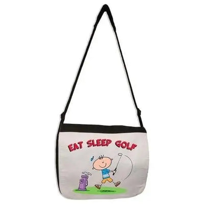 Eat Sleep Golf Men's Laptop Messenger Bag