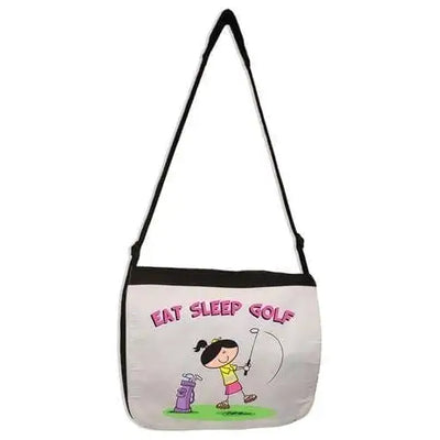 Eat Sleep Golf Women's Laptop Messenger Bag