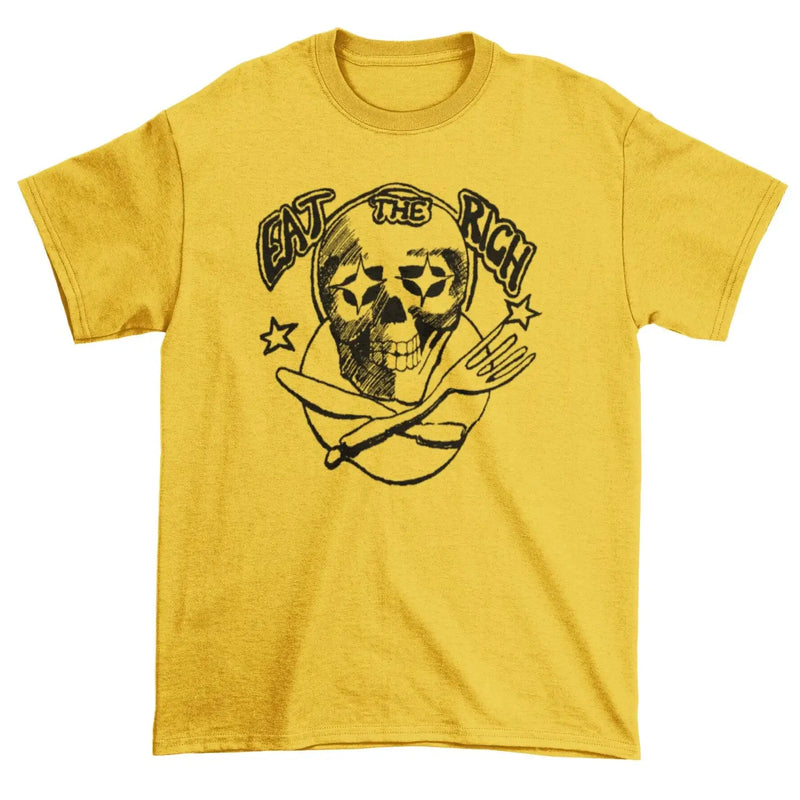 Eat The Rich T-Shirt M / Yellow
