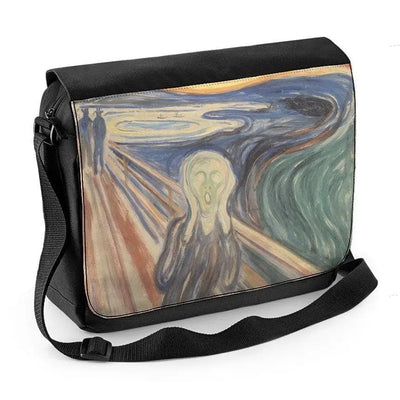 Edvard Munch The Scream Laptop Messenger Bag