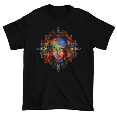 Electric Buddha Psychedelic Men’s T - Shirt - S Mens
