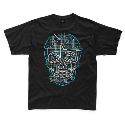 Electric Skull Kids Childrens T-Shirt 3-4