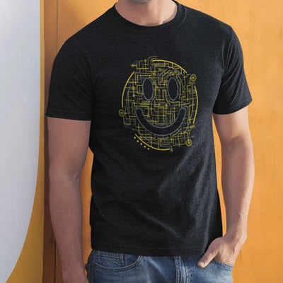Electric Smiley Acid Face Men's T-Shirt