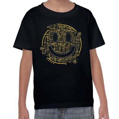 Electric Smiley Face Children's T-Shirt 3-4