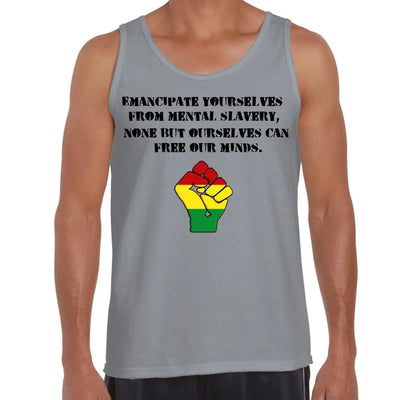 Emancipate Yourselves Reggae Men's Tank Vest Top XL / Light Grey