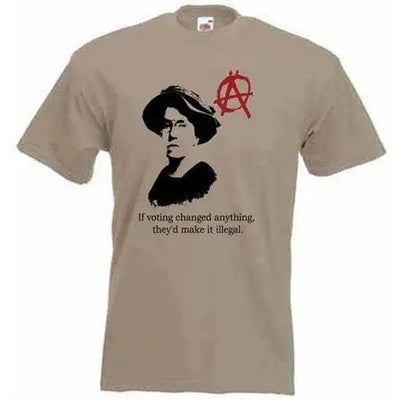 Emma Goldman T-Shirt M / Khaki