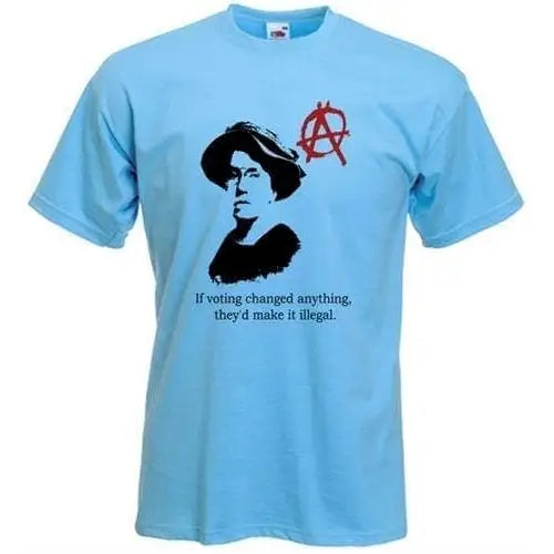Emma Goldman T-Shirt M / Light Blue