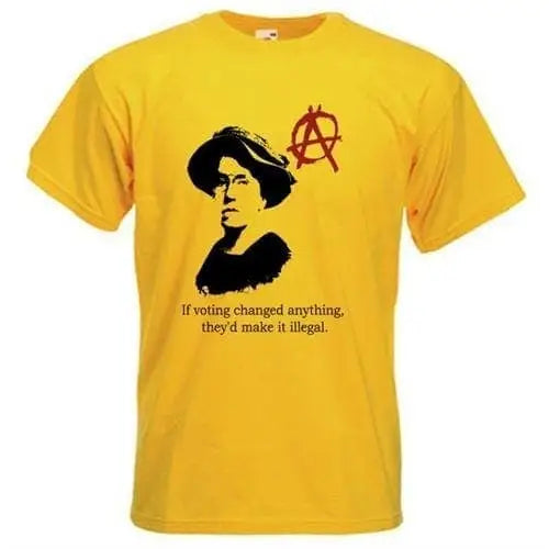 Emma Goldman T-Shirt M / Yellow