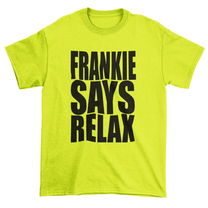 Frankie Says Relax Neon T-Shirt L / Neon Green