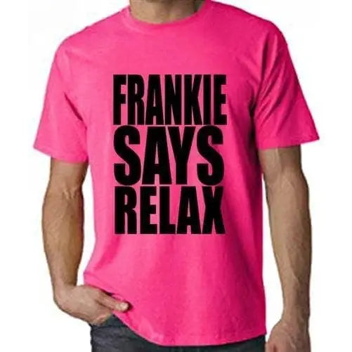 Frankie Says Relax Neon T-Shirt L / Neon Pink
