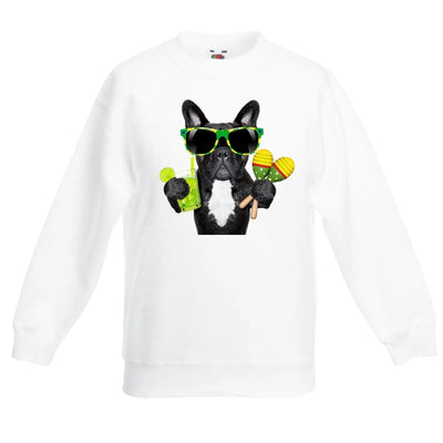 French Bulldog Brazillian Style Children's Unisex Sweatshirt Jumper 14-15