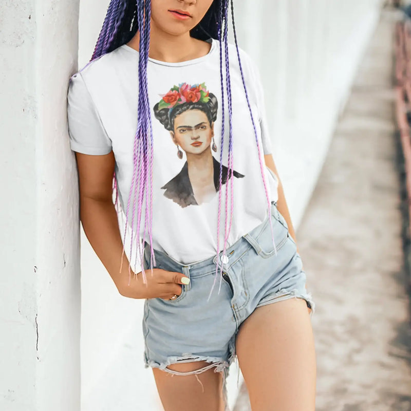 Frida Kahlo Portrait Women’s T-Shirt - Womens T-Shirt
