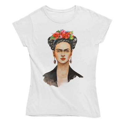 Frida Kahlo Portrait Women’s T-Shirt - XL - Womens T-Shirt