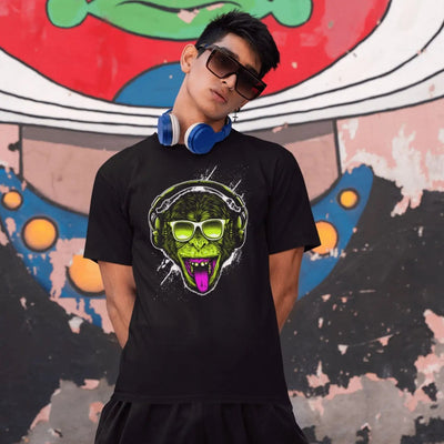 Funky Monkey DJ Men's T-Shirt
