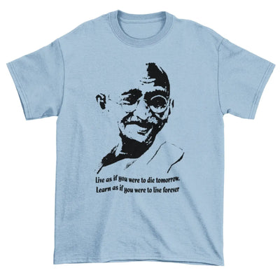 Gandhi T-Shirt XXL / Light Blue