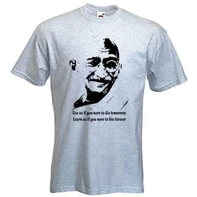 Gandhi T-Shirt XXL / Light Grey
