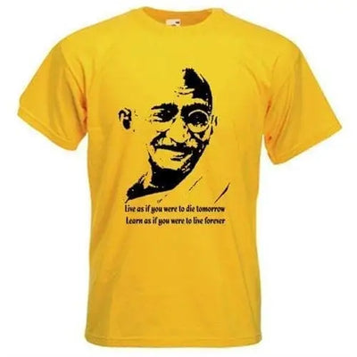 Gandhi T-Shirt XXL / Yellow