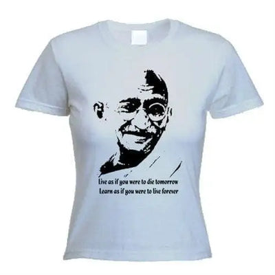 Gandhi Women's T-Shirt M / Light Grey