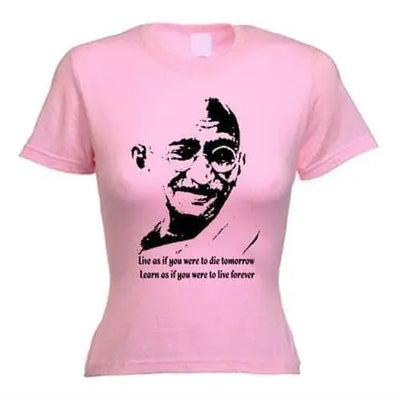 Gandhi Women's T-Shirt M / Light Pink