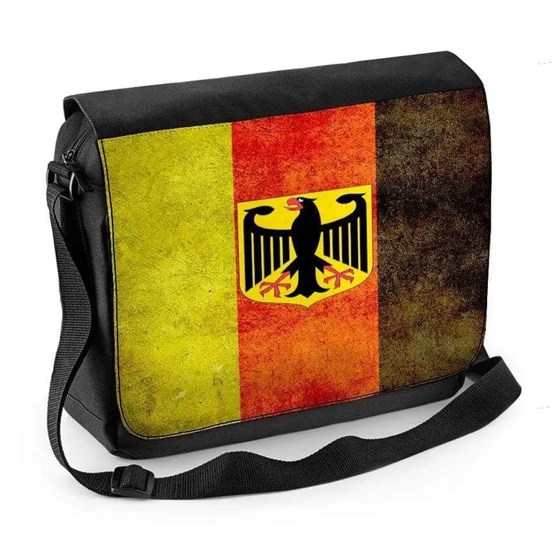 German Eagle Flag Laptop Messenger Bag