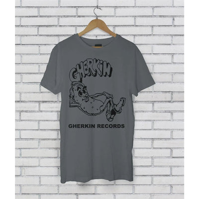 Gherkin Records T-Shirt - Chicago House Mr Fingers Armando Mike Dearborn M / Charcoal