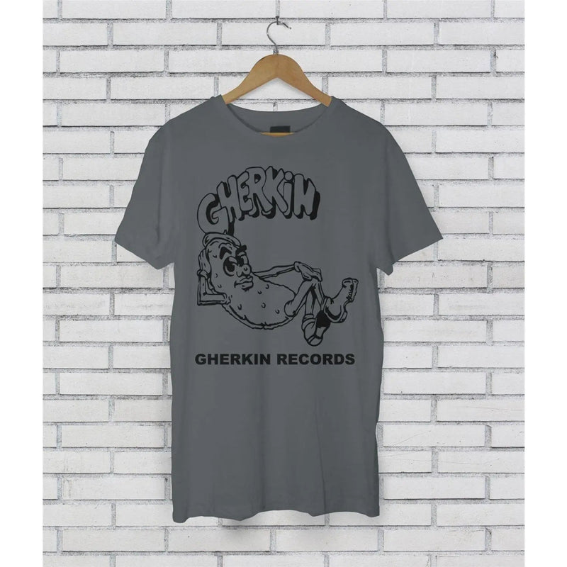 Gherkin Records T-Shirt - Chicago House Mr Fingers Armando Mike Dearborn M / Charcoal