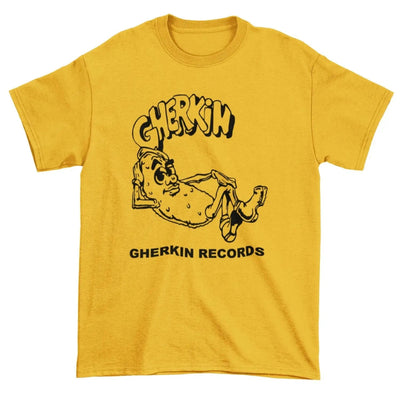 Gherkin Records T-Shirt - Chicago House Mr Fingers Armando Mike Dearborn M / Yellow