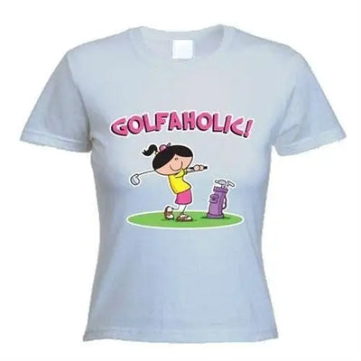 Golfaholic Women's T-Shirt M / Light Grey