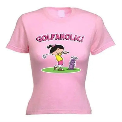 Golfaholic Women's T-Shirt M / Light Pink