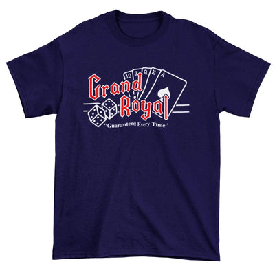 Grand Royal Records T Shirt - M / Navy Blue - Mens T-Shirt
