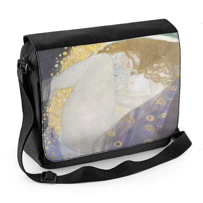 Gustav Klimt Danae Laptop Messenger Bag