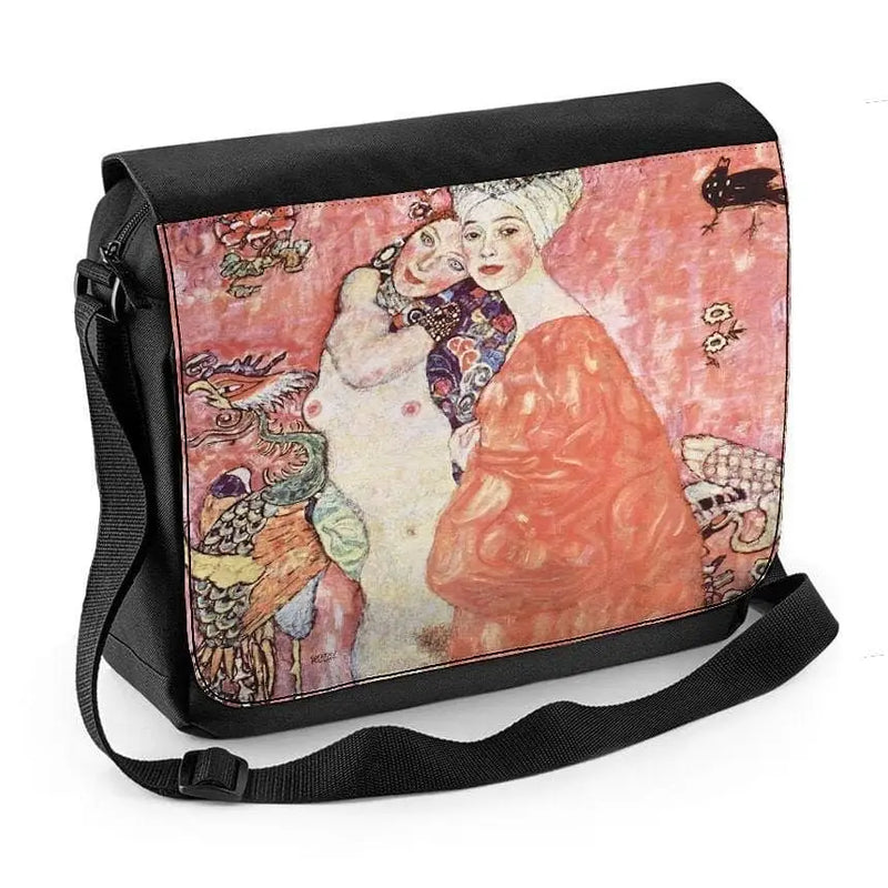 Gustav Klimt Girlfriends Laptop Messenger Bag