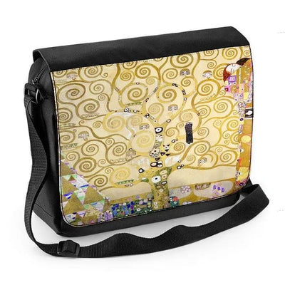 Gustav Klimt Tree of Life Laptop Messenger Bag