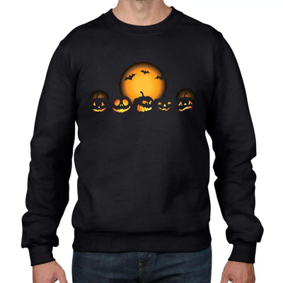 Halloween Pumpkins Men's Sweatshirt Jumper S
