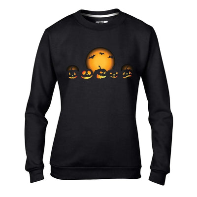 Halloween Pumpkins Women's Sweatshirt Jumper L