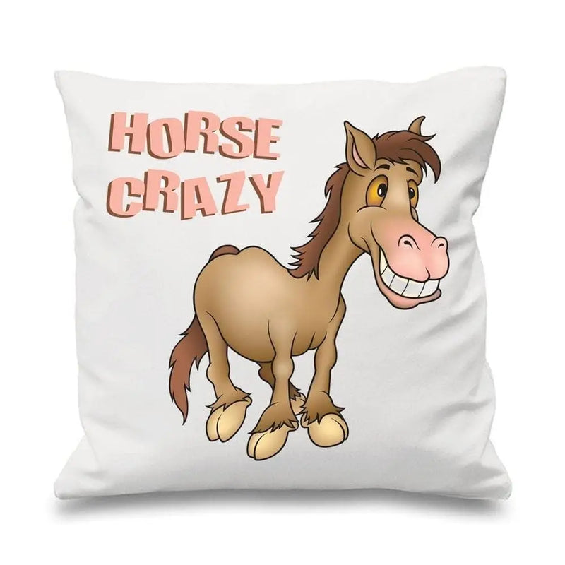 Horse Crazy Girls Scatter Cushion