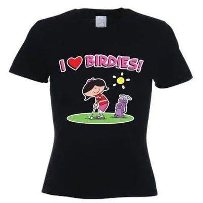 I Love Birdies Women's T-Shirt XL / Black